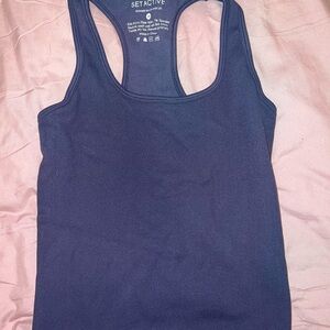 Set Active Women's Navy Tank Top